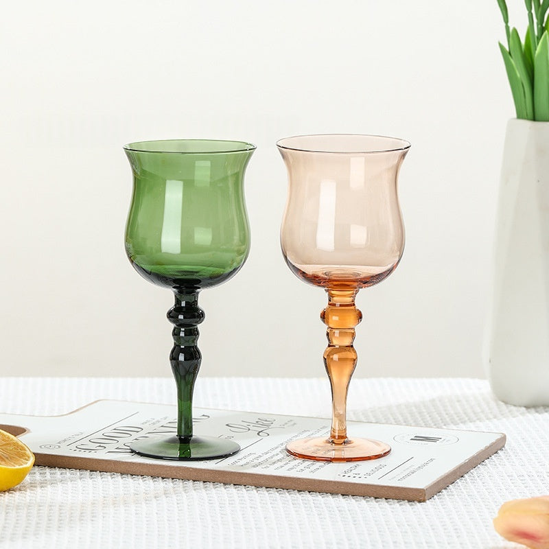Retro-Weinglas mit Stil