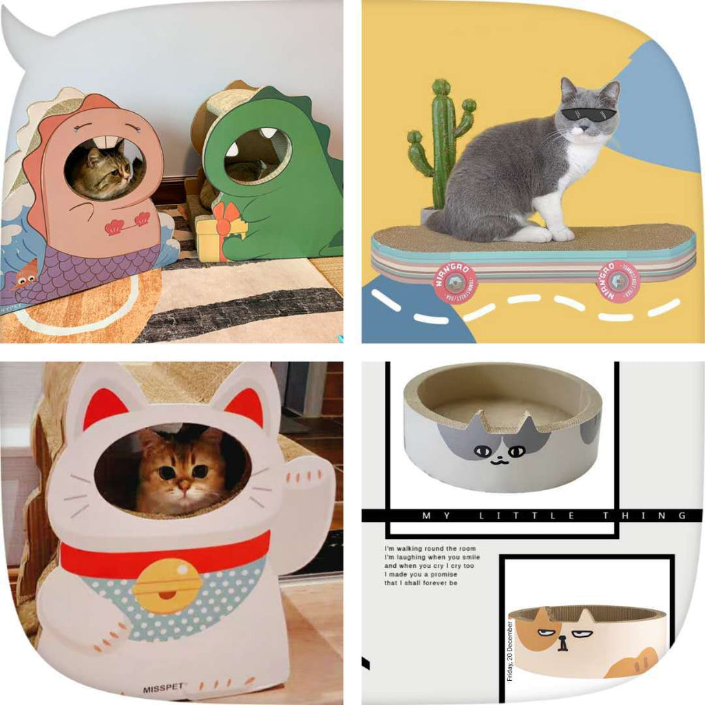 Vertikales Kratzbrett für Katzen