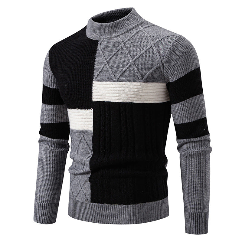Farbblock-Pullover für Herren