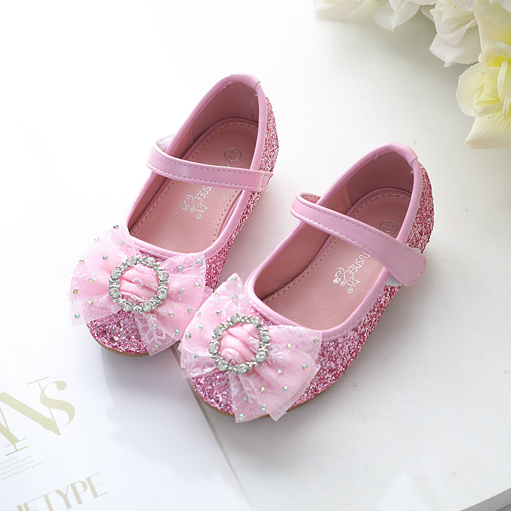 Mädchen Prinzessinnen-Schuhe mit Strass
