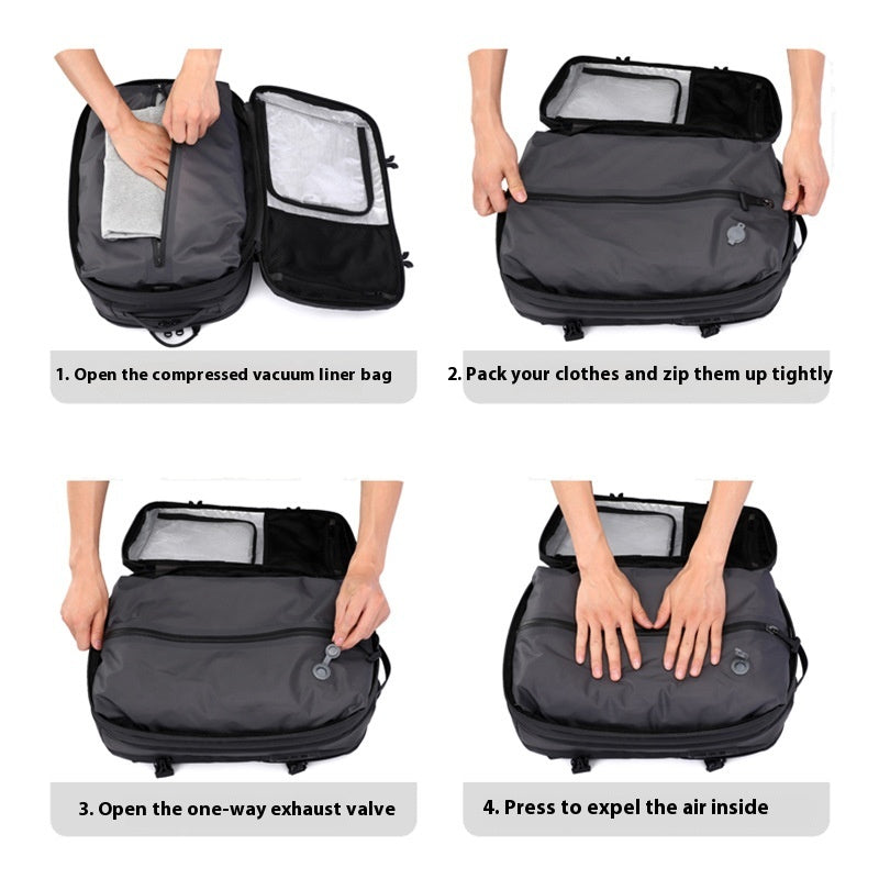 Business Rucksack mit Kompressionsfunktion – Bild 2 | LuxeStyle
