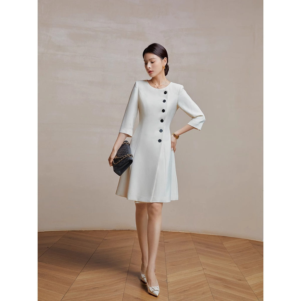 Elegantes Business-Kleid mit 3/4-Ärmeln – Bild 3 | LuxeStyle