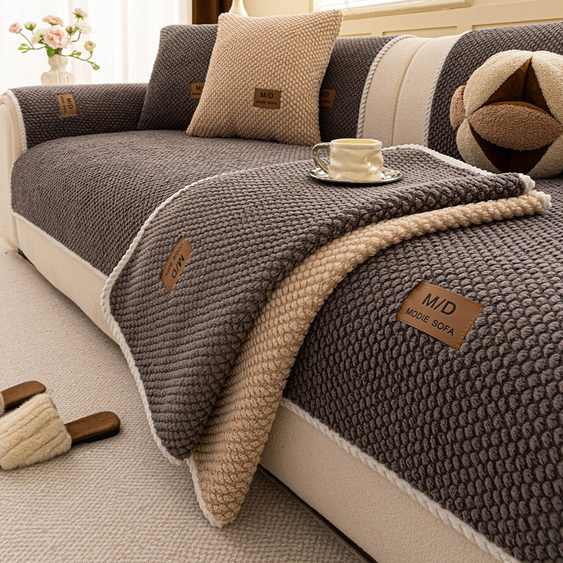 Sitzkissenbezug aus weichem Samt | LuxeStyle