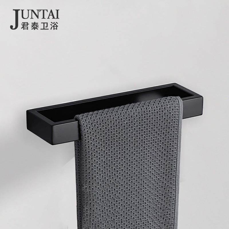 Handtuch-Set Schwarz aus Edelstahl | LuxeStyle