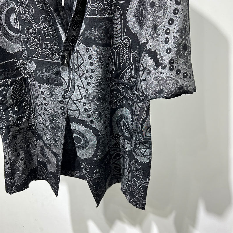 Sommerleichtes Herren-Loose-Shirt mit Print