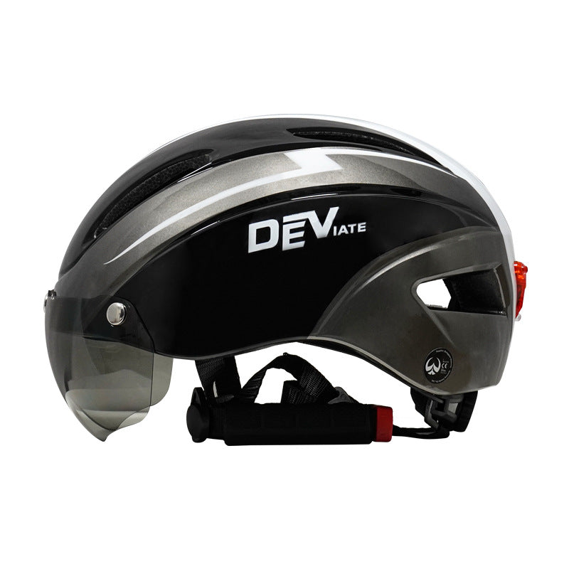 Fahrradhelm mit Schutzbrille und Licht – Bild 4 | LuxeStyle