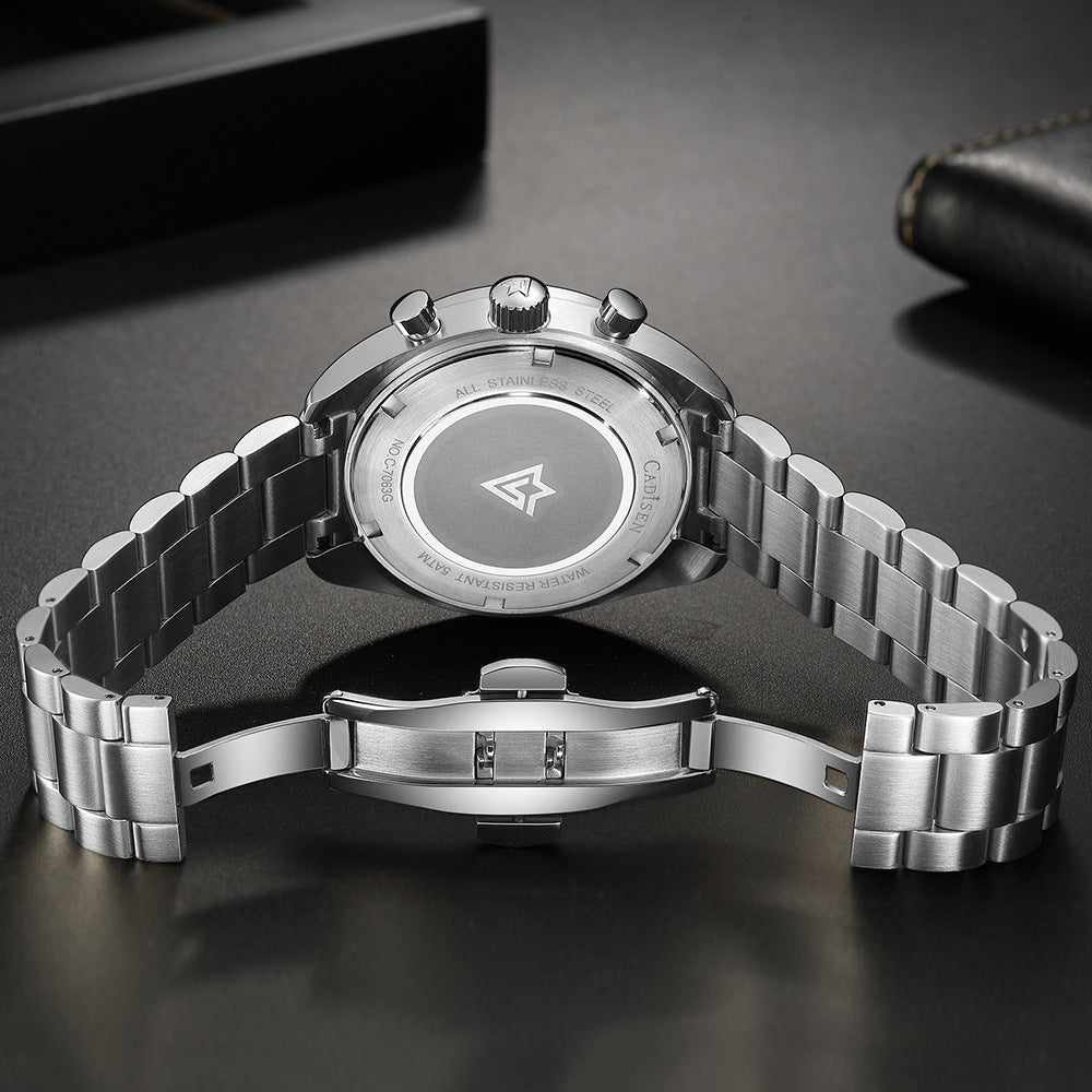 Multifunktions-Herrenuhr mit Saphirglas – Bild 6 | LuxeStyle