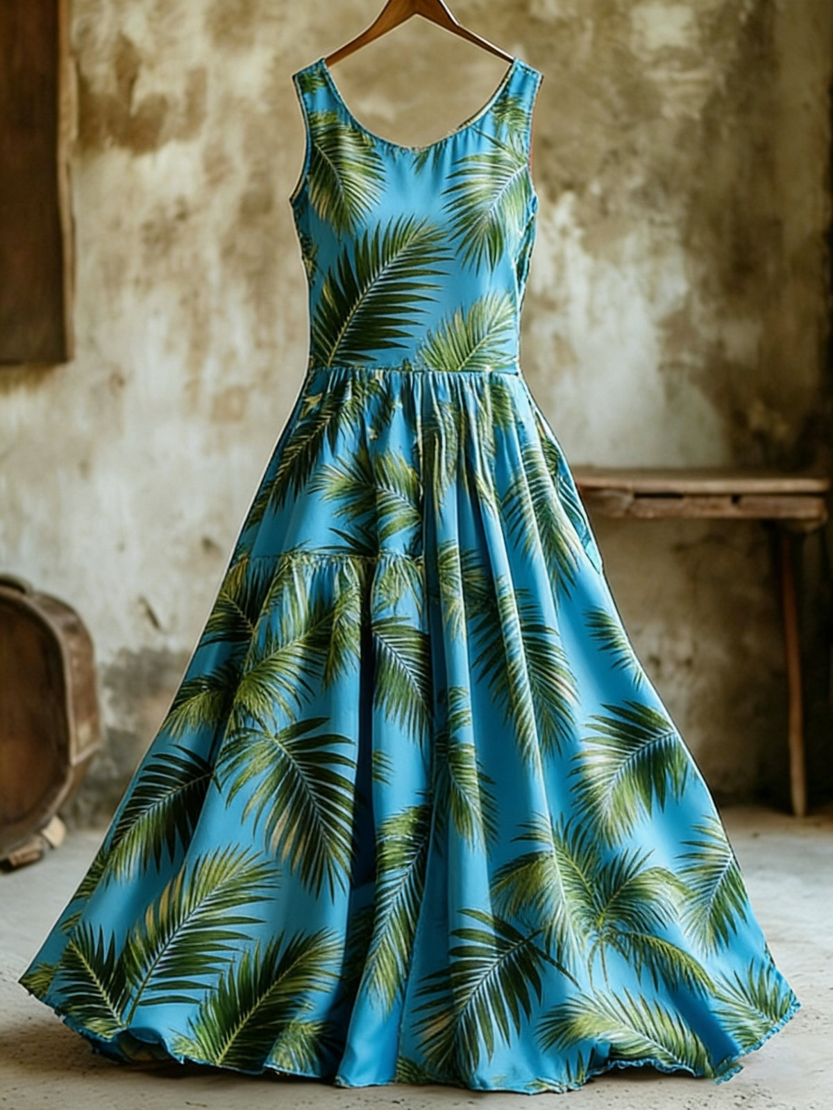 Oberkörper-Kleid mit Stern- und Mondmuster – Bild 3 | LuxeStyle