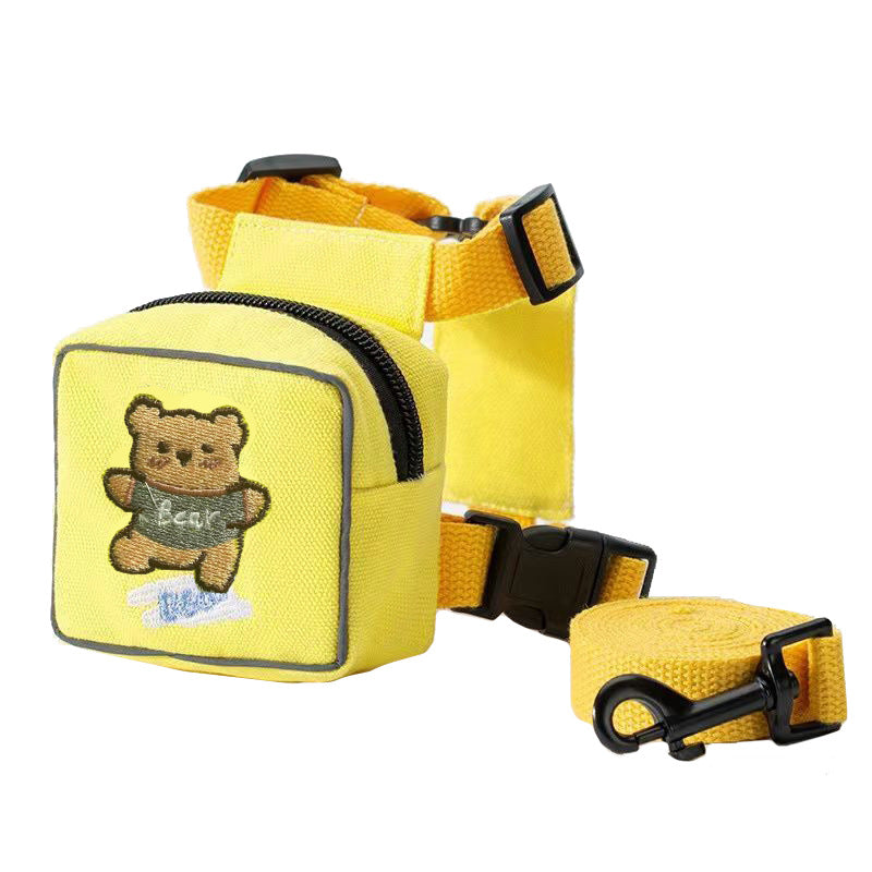 Bestickter Rucksack mit Leine für Haustiere – Bild 3 | LuxeStyle