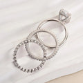 Geometrisches Ring-Set für Frauen – Bild 5 | LuxeStyle