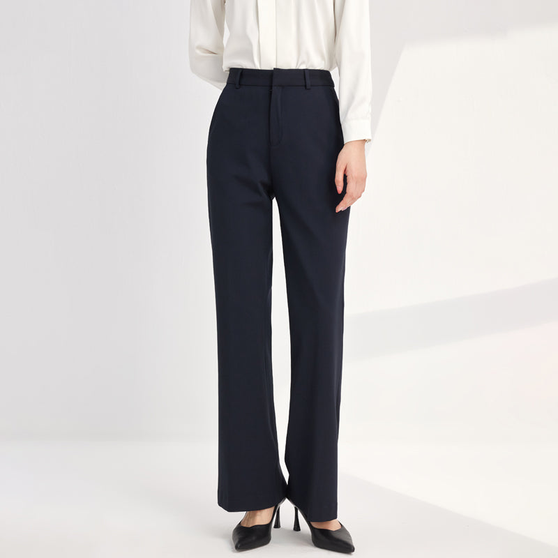 Elegante Palazzo Hose mit weitem Bein