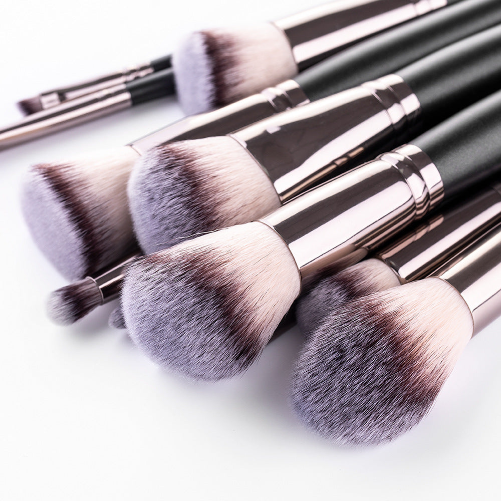 15-teiliges Make-up Pinselset mit Tasche – Bild 4 | LuxeStyle