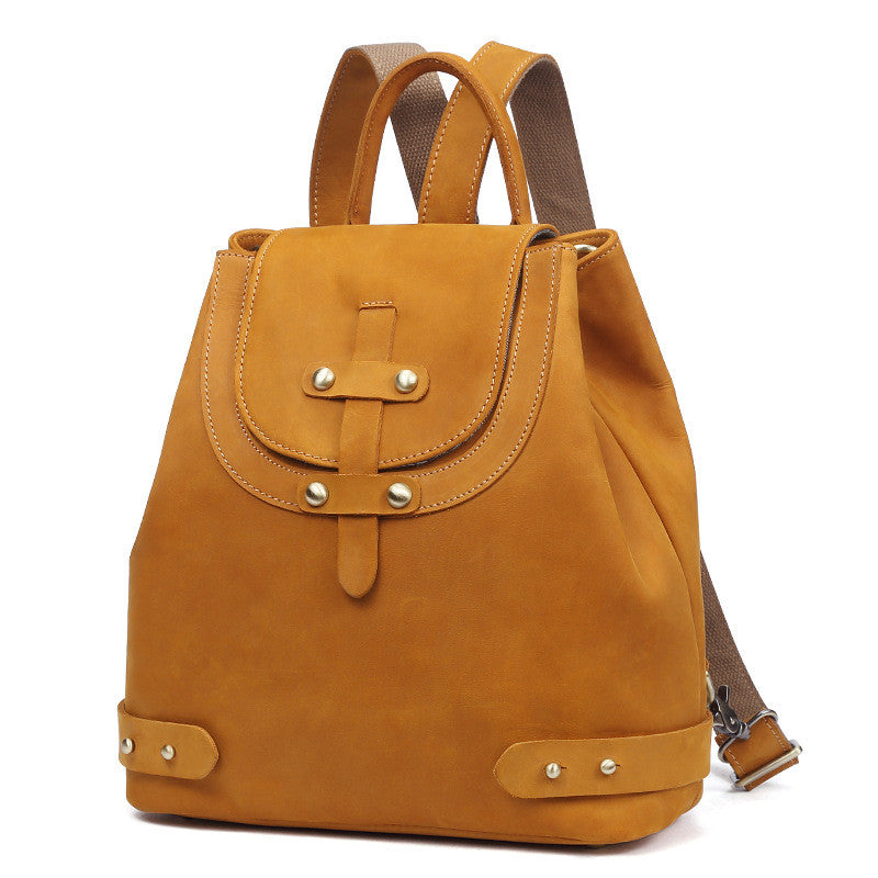 Rucksack Retro Männer aus Rindsleder – Bild 3 | LuxeStyle