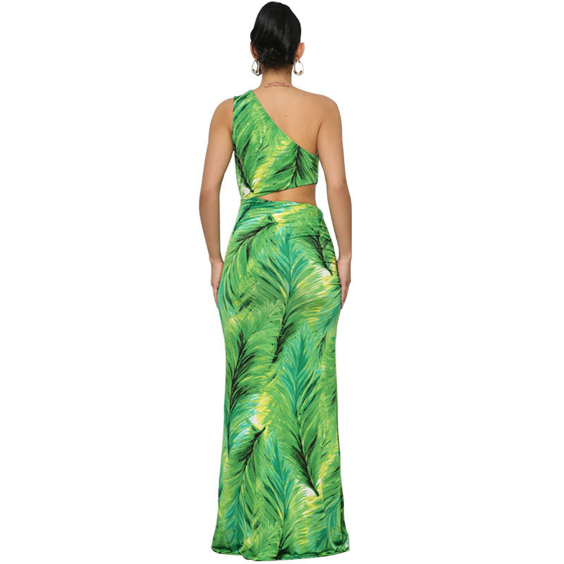Elegantes Maxikleid mit Blumenmuster