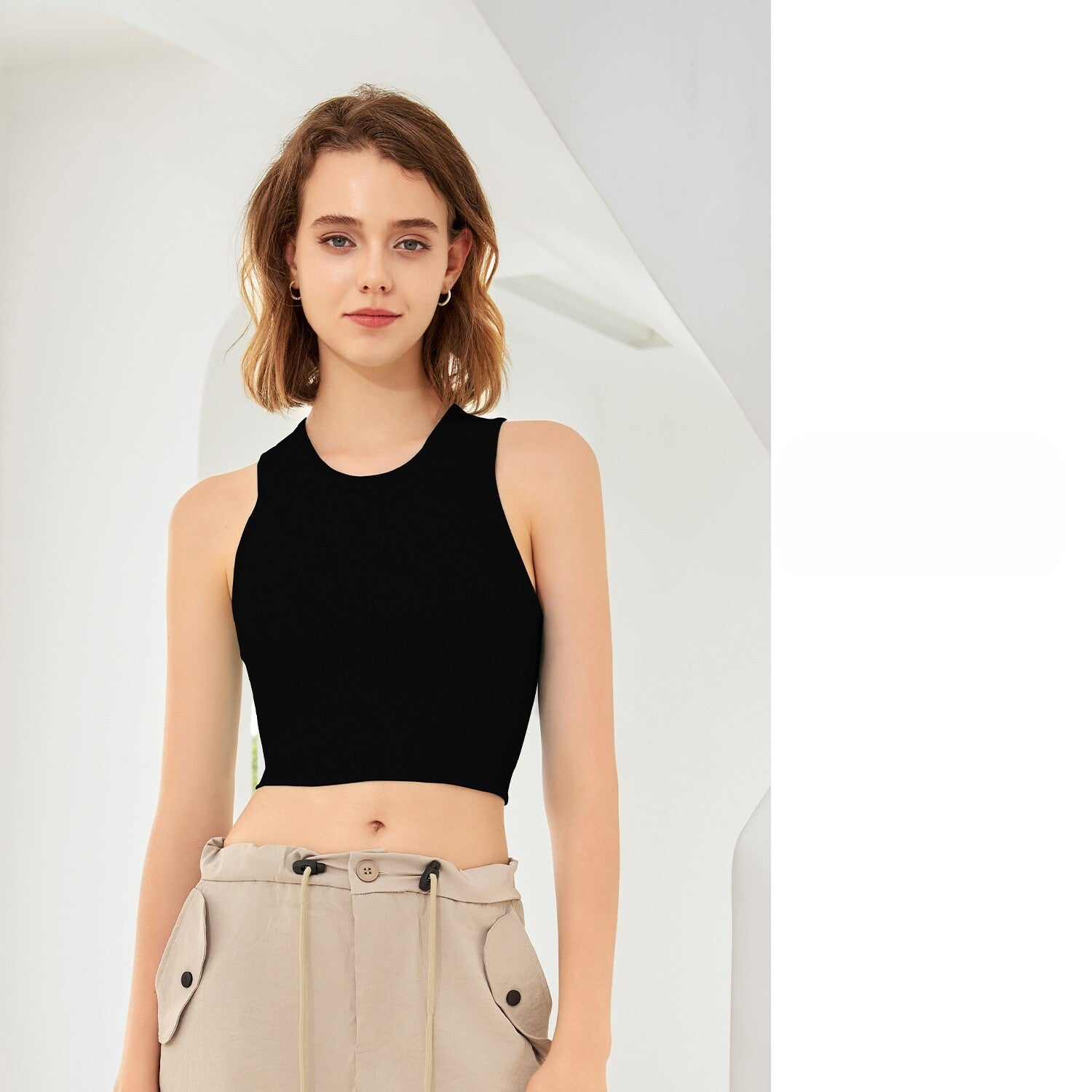 Sport-Yoga-Set mit Shorts und Bra – Ansicht 5
