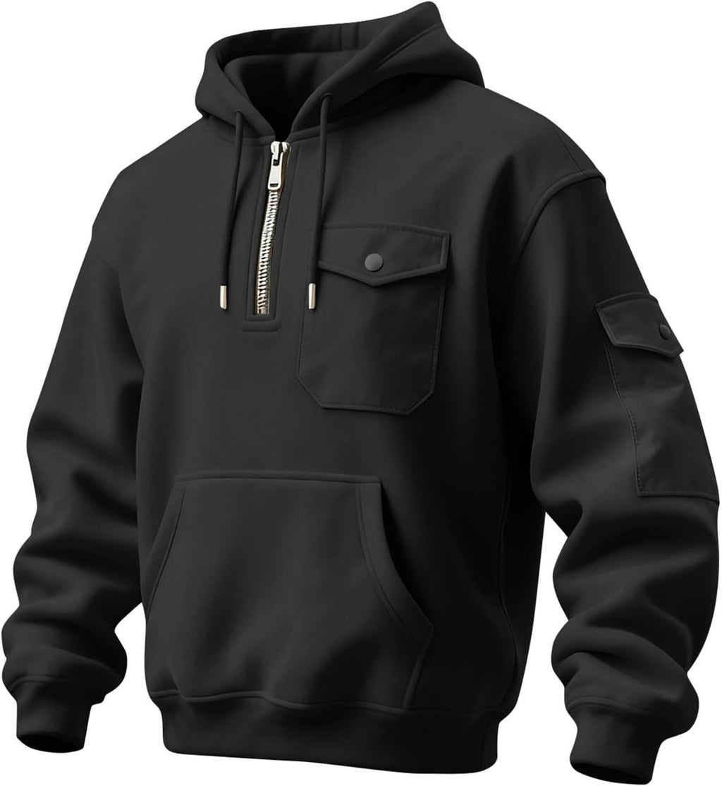 Herren Hooded Longsleeve Jacke – Bild 6 | LuxeStyle