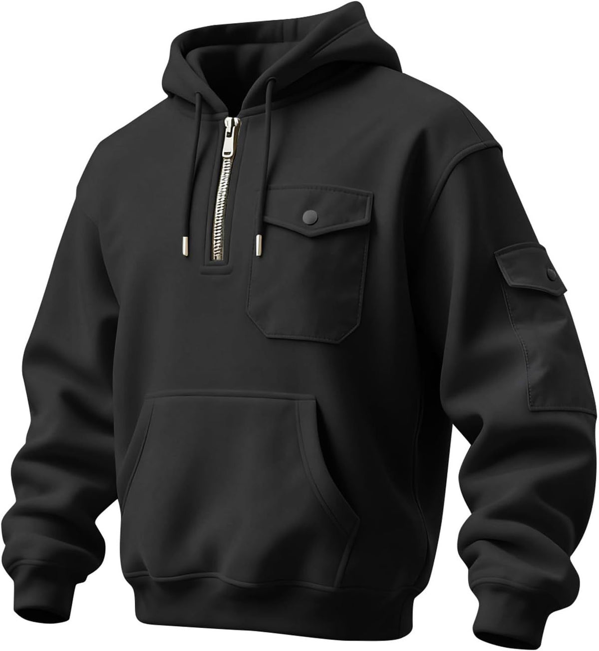 Herren Hooded Longsleeve Jacke – Bild 6 | LuxeStyle