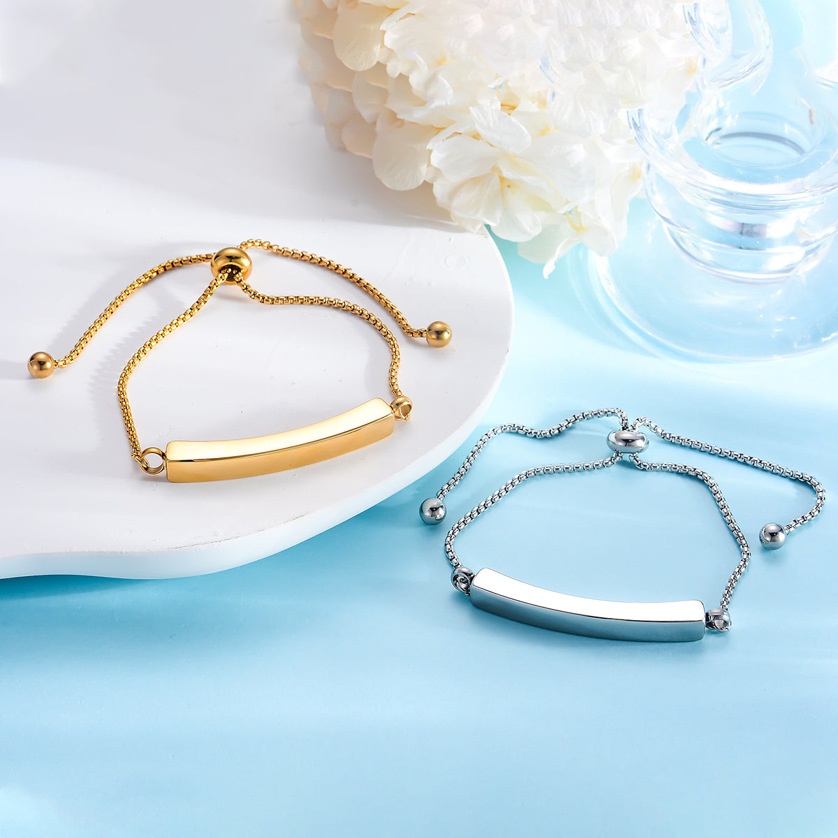 Graviertes Armband aus Titanstahl – Bild 3 | LuxeStyle
