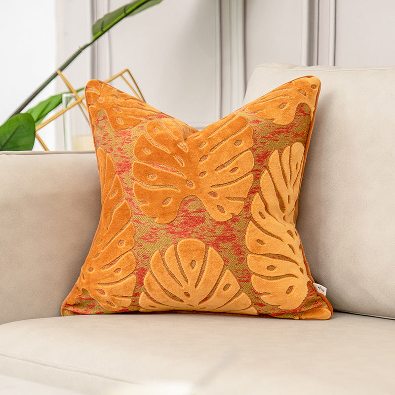 Jacquard Samt Kissenbezug