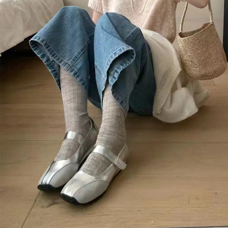 Elegante Pumps aus Rindsleder mit Karree-Spitze – Bild 4 | LuxeStyle