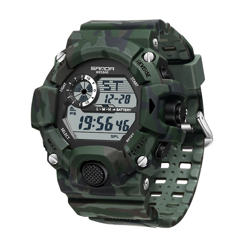 Multifunktionale Camouflage-Serie Outdoor-Sportuhr
