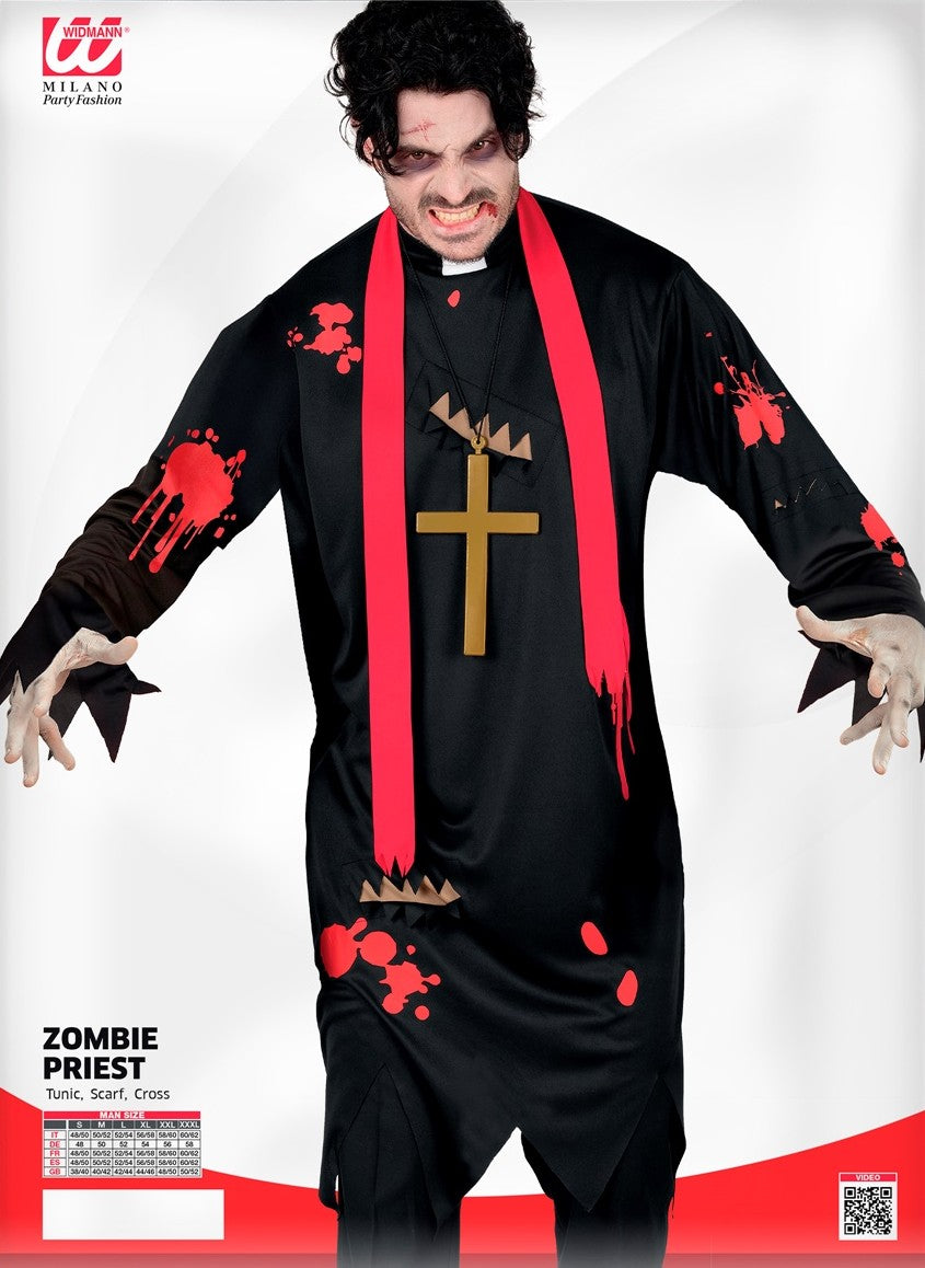 Kostüm Priester Zombie · Gr. L