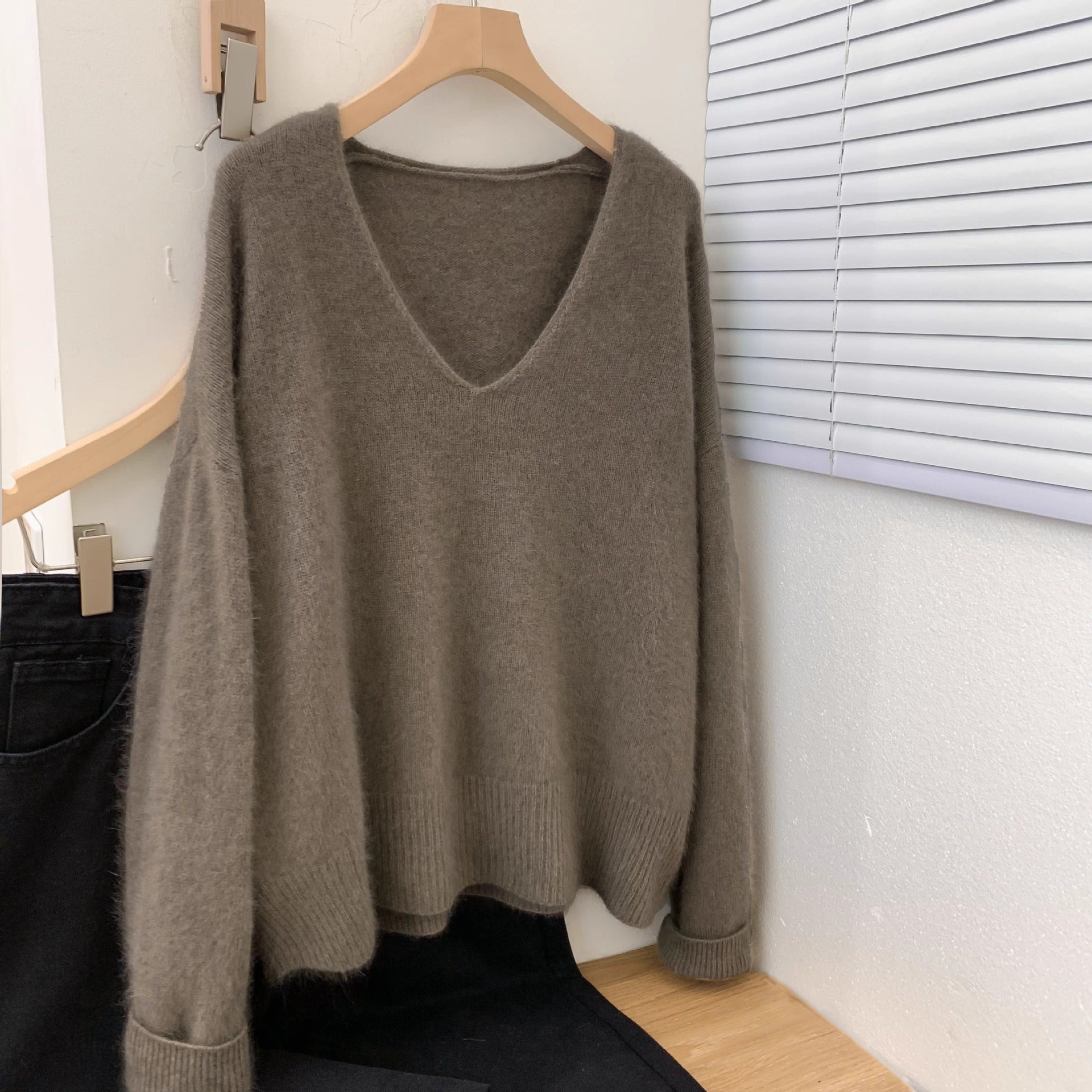 V-Neck Baselayer Pullover für Damen