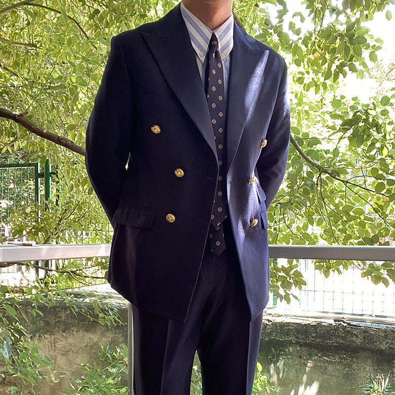 Herren Sakko mit Metallschnallen