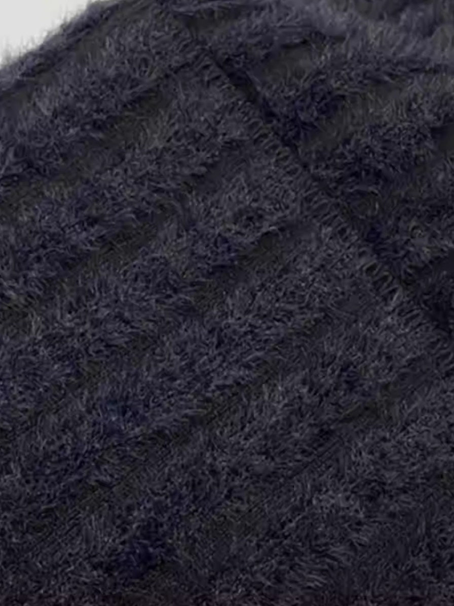 Mink-Woll-Stricktop