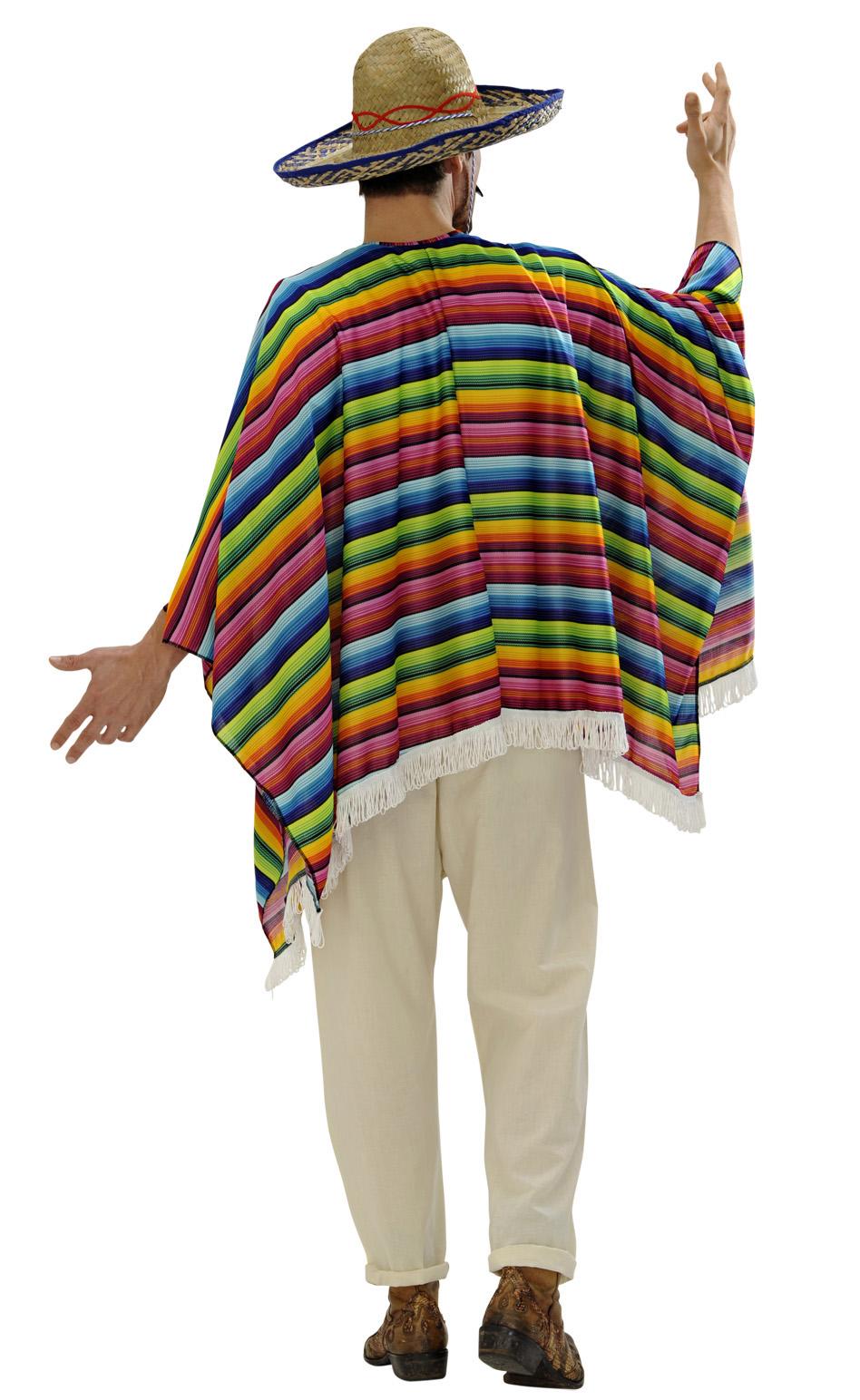 Poncho mit Sombrero