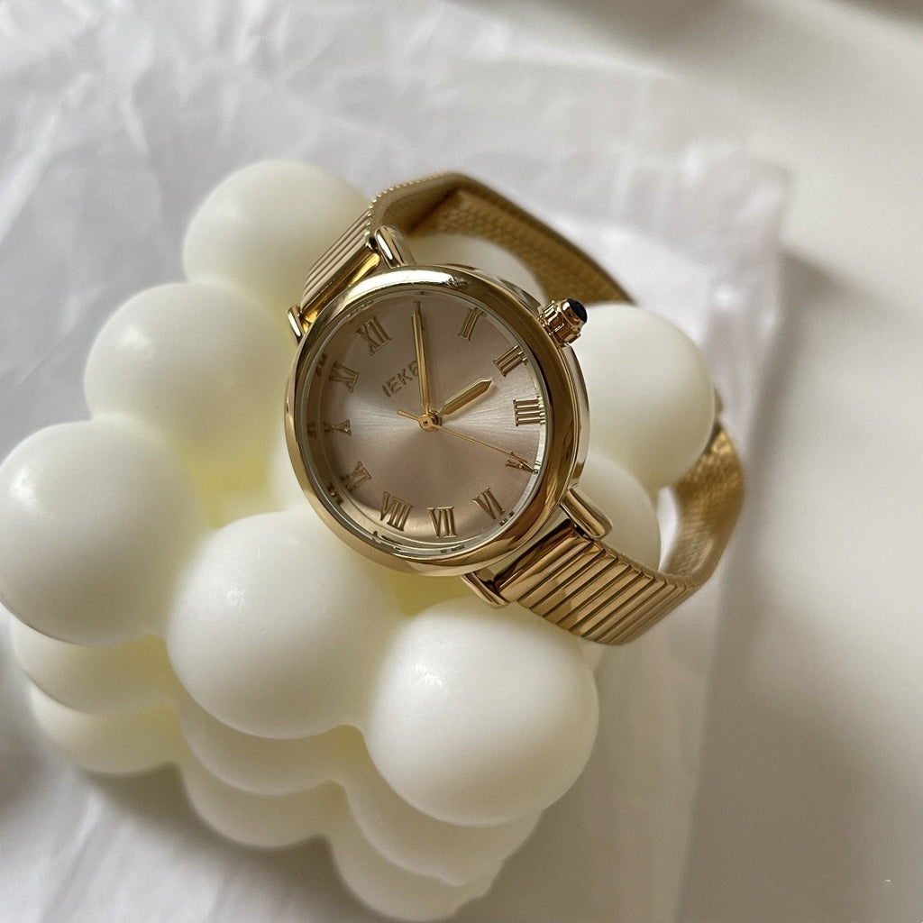 Elegante Damenuhr aus Edelstahl