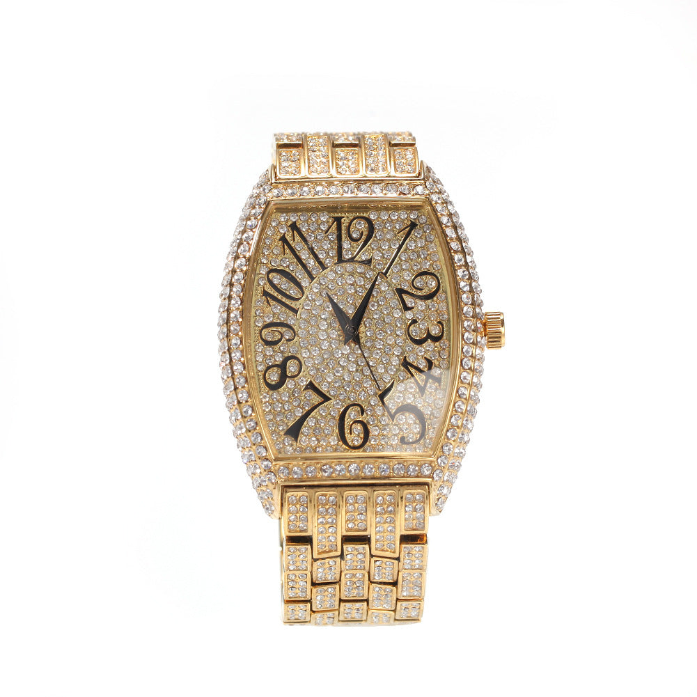 Herren Armbanduhr mit Strass-Zifferblatt – Bild 3 | LuxeStyle