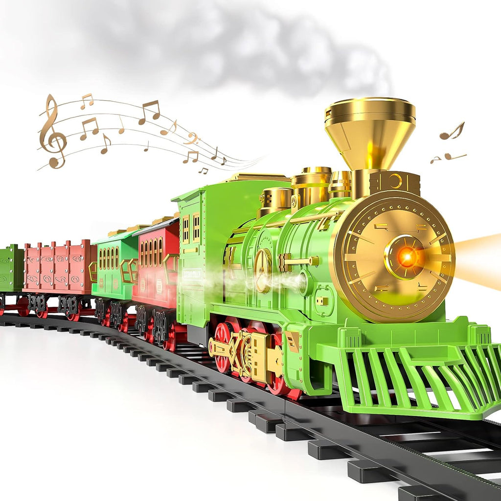 Klassische Eisenbahn mit Licht & Musik