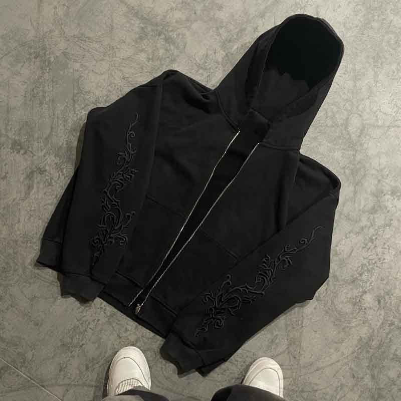 Street-Style Hoodie mit Kreativem Letter-Print