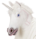 Maske Einhorn weiss