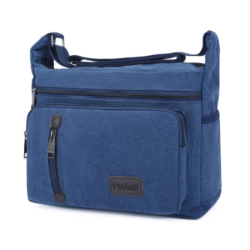 Herren-Umhängetasche aus robustem Canvas | LuxeStyle
