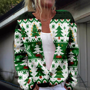 3D Digitaldruck Cardigan