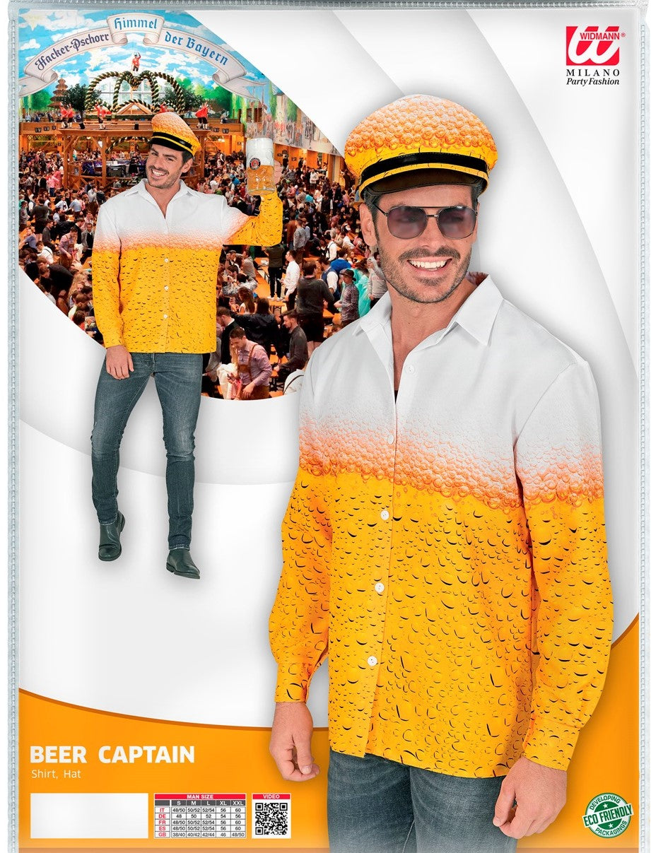Hemd und Mütze Captain Bier