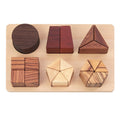 Geometrisches Holzpuzzle | LuxeStyle