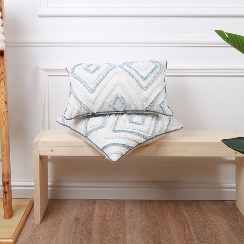 Geometrisches Kissen mit Quasten – Bild 5 | LuxeStyle