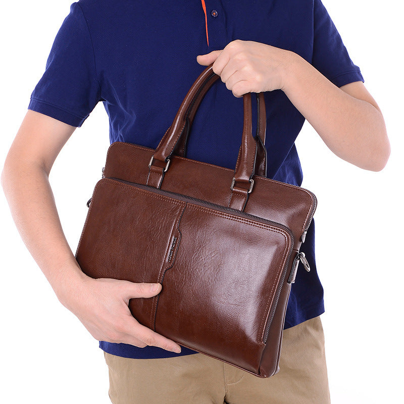 Portabler Männer-Messenger-Rucksack – Bild 2 | LuxeStyle