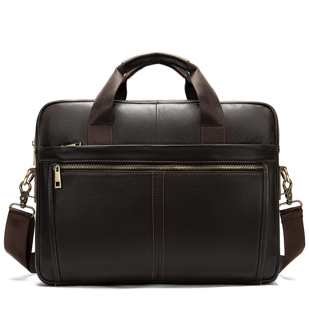 Herren Handtasche aus echtem Leder – Bild 6 | LuxeStyle