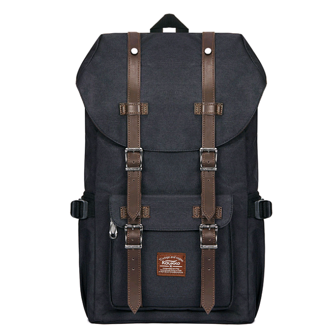 Linen-Oxford Rucksack mit Deckel, 47 cm × 28 cm × 17 cm – Bild 5 | LuxeStyle