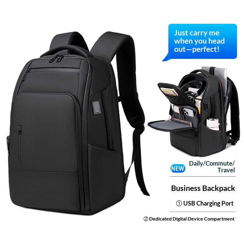 Männlicher Laptop-Rucksack 20–35 l | LuxeStyle