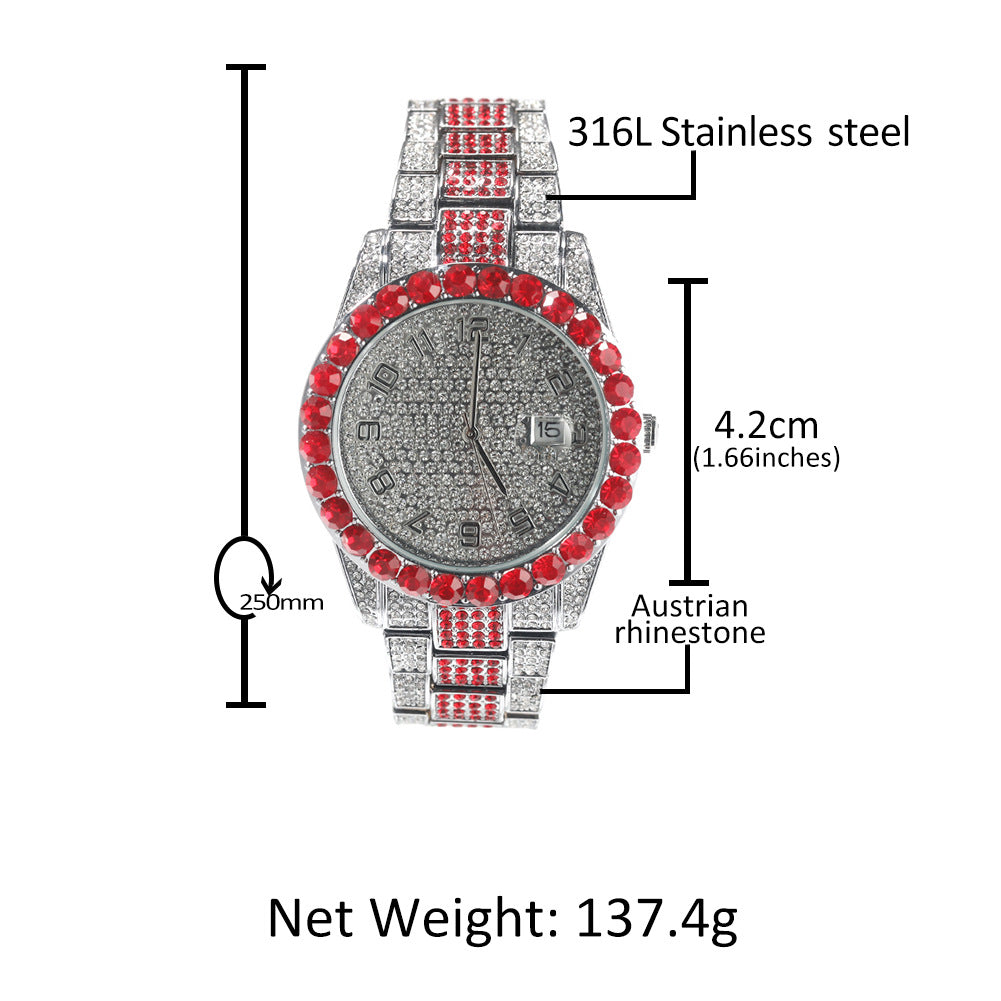 Rundes Edelstein-Uhr – Bild 2 | LuxeStyle
