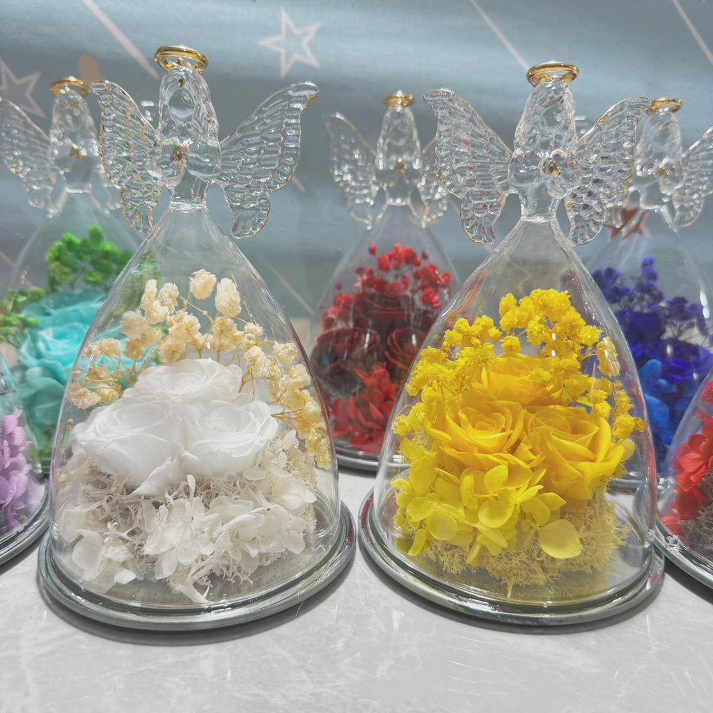 Rosenstrauss Engel-Geschenk (ewig haltbar)