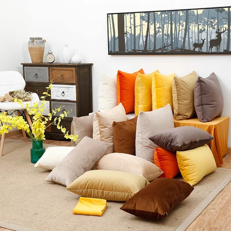 Gelbes Kissenbezug – Bild 1 | LuxeStyle