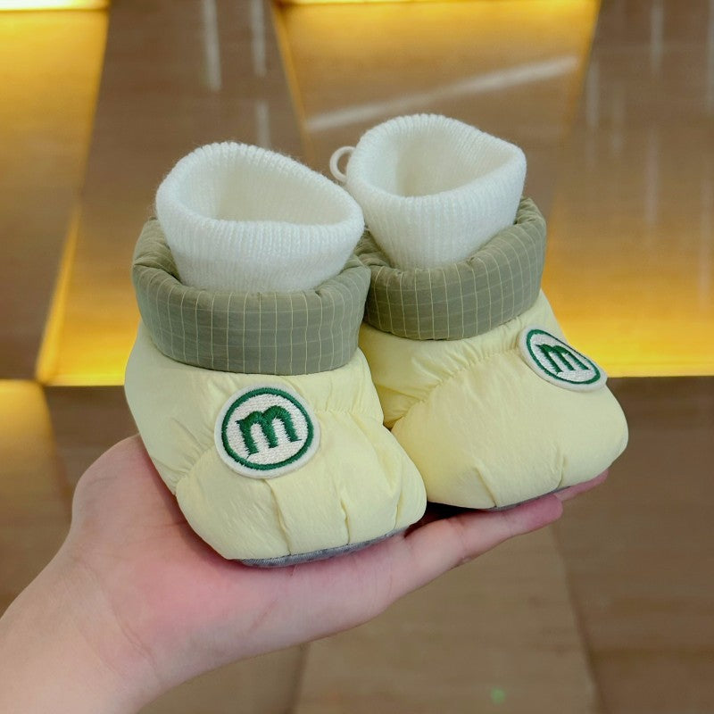 Baby Baumwollschuhe mit weicher Sohle