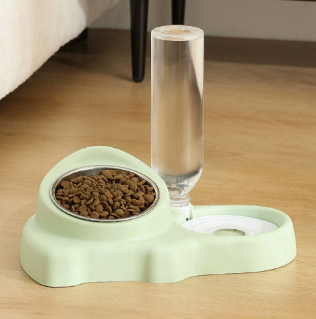 Katzenkessel mit automatischer Wasserversorgung und Futterbehälter – Bild 2 | LuxeStyle
