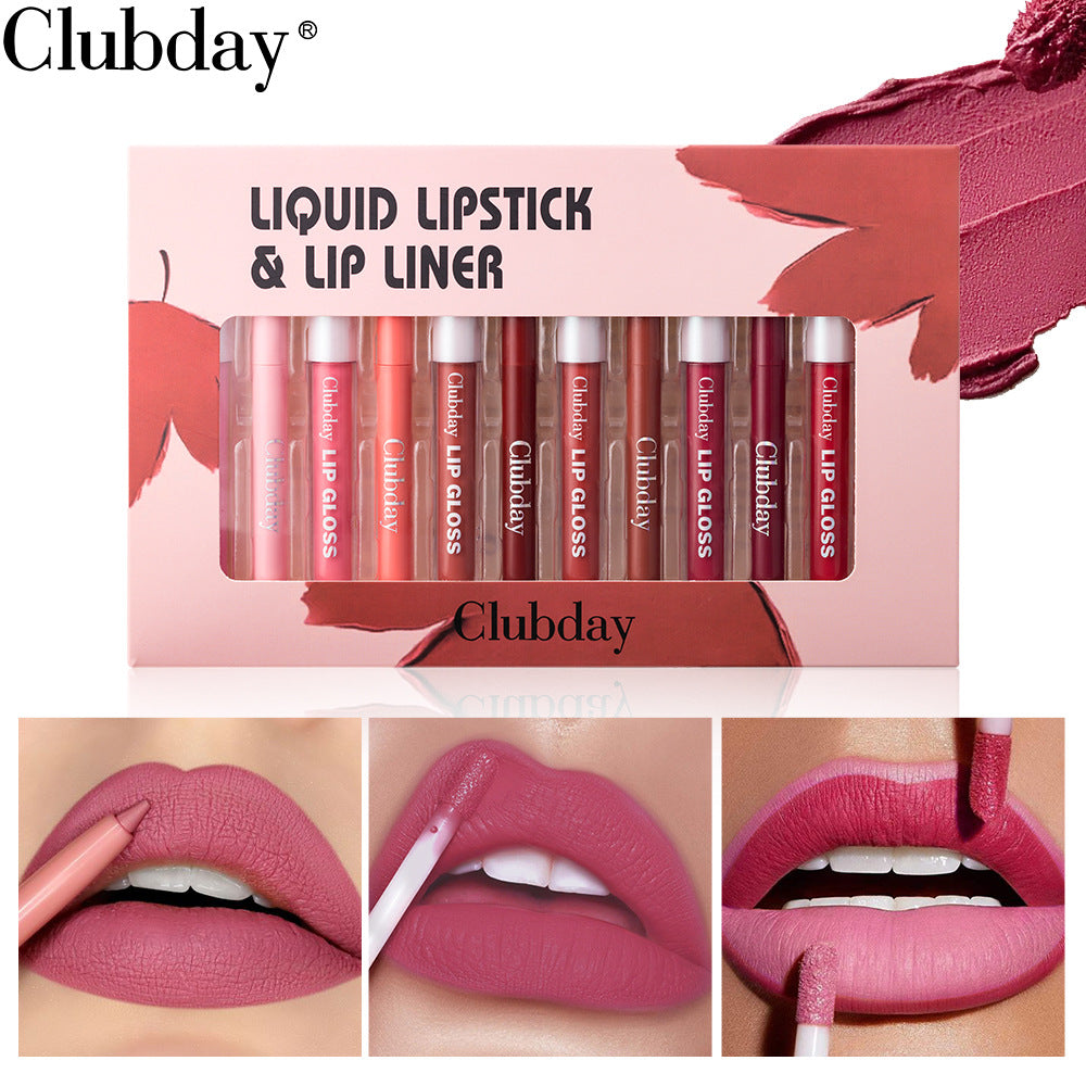 Samtiger Matter Lippenstiftstift 6+6 Set – Ansicht 6